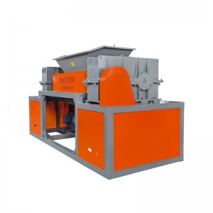 F1240-50 Scrap Steel Paint Bucket Crusher Composite Plastic Bottle Metal Shredder