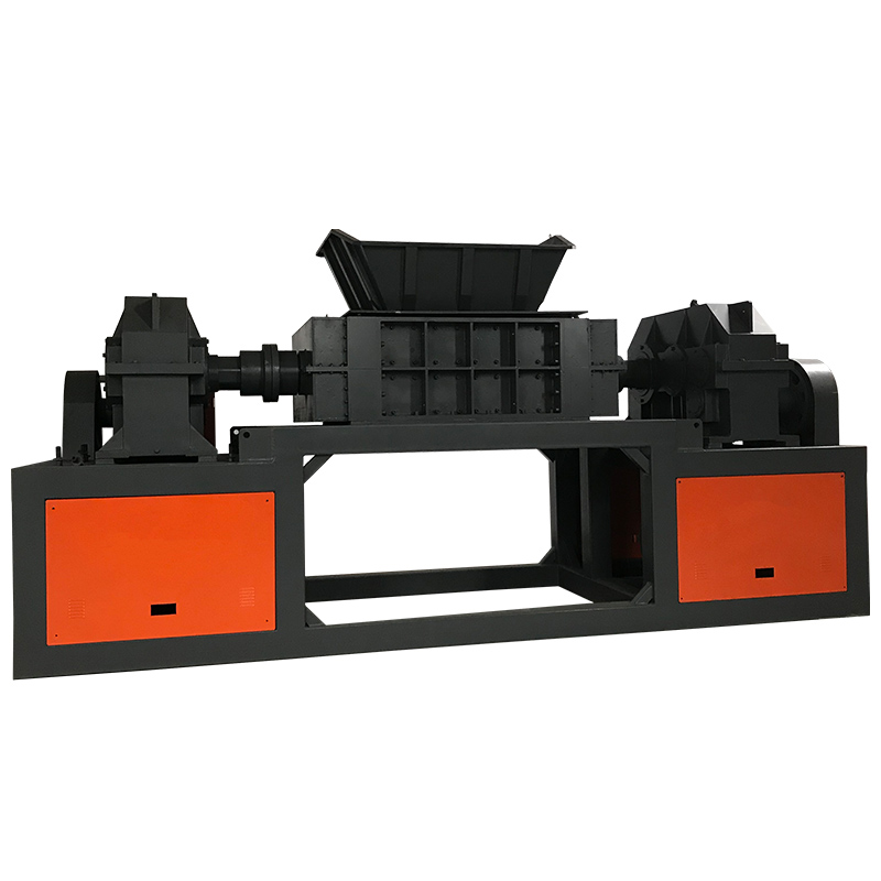 GHY1265-80 Iron Scrap Plastic And Wood Metal Double Shaft Shredder Machine