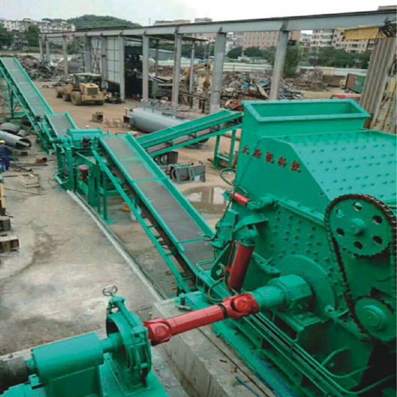 Hydraulic Waste Scrap Metal Shredding Lines Recycling Shredder