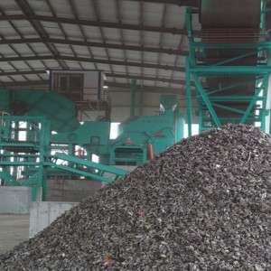 Hydraulic Waste Scrap Metal Shredding Lines Recycling Shredder