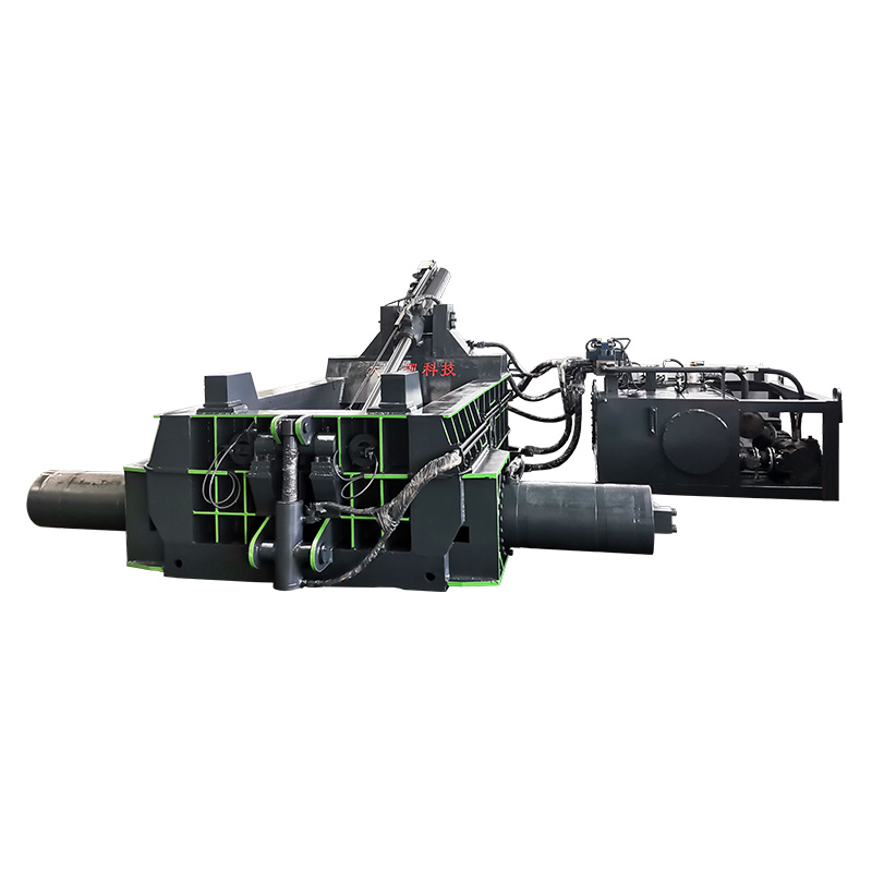 Forward Turning-out Y81QF-200 Scrap Metal Baler Press For Scrap Aluminium Recycling Plant