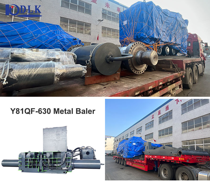 Y81QF-630 metal baler delivered to Myanmar 4