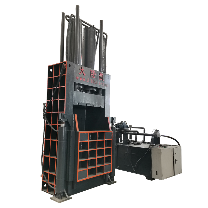 Vertical Hydraulic cardboard box baling press waste paper baler machine