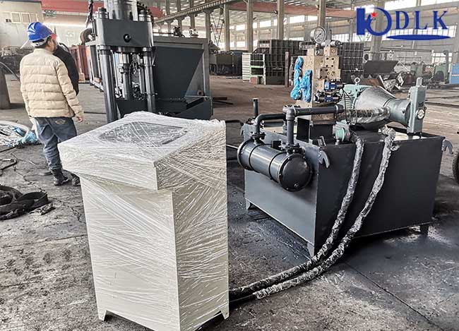 Y83-250 Vertical Iron Filing Briquetting Machine Packing And Shipping